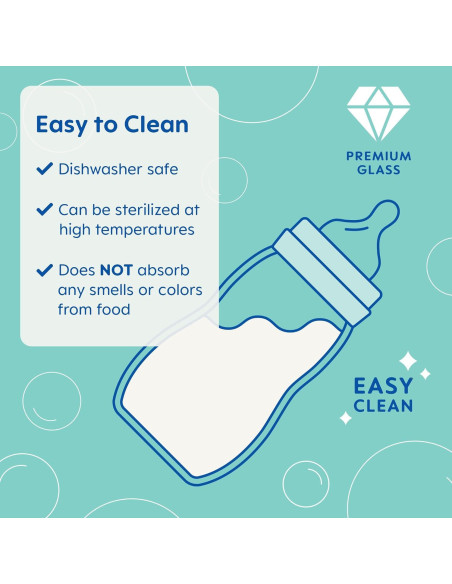 Botella de vidrio MAM Feel Good 170g, 6oz, libre de BPA Botella de vidrio MAM Feel Good 170g, 6oz, libre de BPA