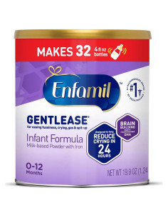 Fórmula para Bebés Enfamil Gentlease 563.3 g - Alivio Gases y Llanto