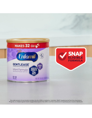Fórmula para Bebés Enfamil Gentlease 563.3 g - Alivio Gases y Llanto