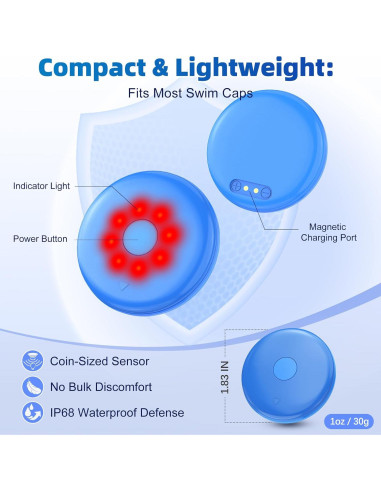 Alarma de Seguridad para Piscina Maoligo CapAlert Azul