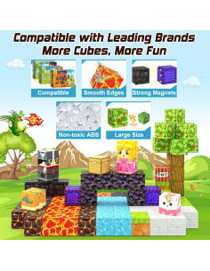 Bloques Magnéticos Coodoo 84 Piezas Portal Mágico 3+ 2
