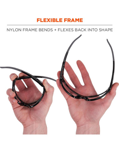 Gafas de Seguridad Ergodyne Skullerz LOKI Anti-Niebla Marco Negro