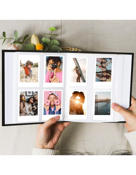 Álbum de Fotos Polaroid Holoary 128 Bolsillos Negro