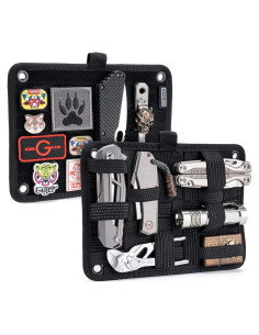 Tablero Organizador TCM Negro - Nylon Antideslizante 21.5x16.4cm