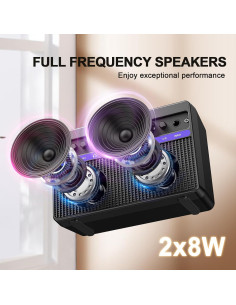 Amplificador de guitarra eléctrica PogoLab Mini 10W Bluetooth 2