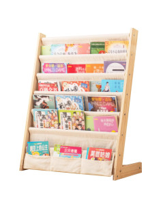 Estantería de Madera para Niños ChubanCraft 6 Niveles 62.5x30x79cm