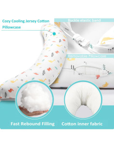 Almohada Corporal Relaxally 150 cm para Embarazo y Lactancia 2