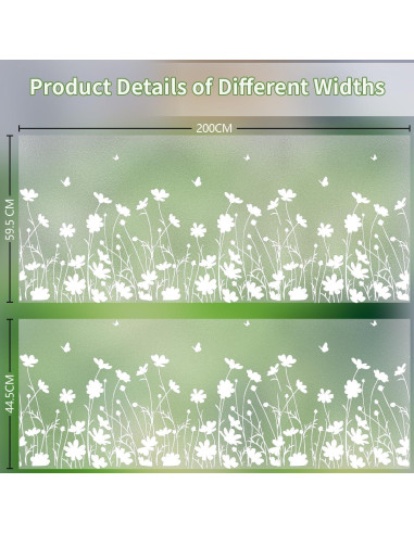 Película de Privacidad Esmerilada Bloss 44.5x200cm UV