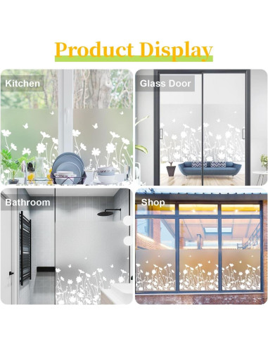 Película de Privacidad Esmerilada Bloss 44.5x200cm UV