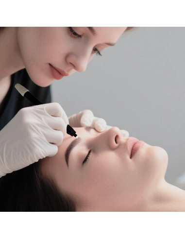 Lápices desechables para microblading 18U 0.18mm con esponja