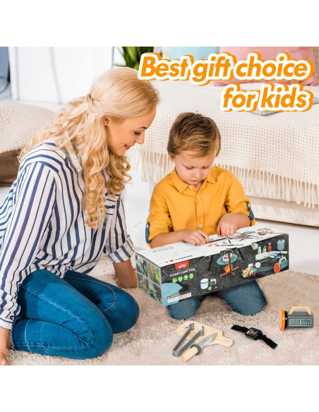 Conjunto de Juguetes de Camping UMU para Niños 3-8 Años