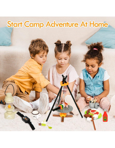 Conjunto de Juguetes de Camping UMU para Niños 3-8 Años