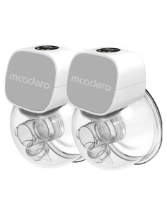 Bomba de Pecho Eléctrica MCADERO M5 - Doble y Portátil - Gris