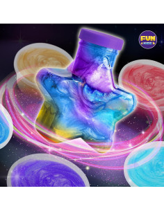 Kit de Slime Galáctico FunKidz para Niños 6-12 Años - 1kg 2
