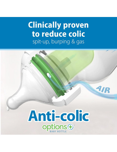 Botella de vidrio Dr. Brown's Anti-Cólico 150 mL con chupón