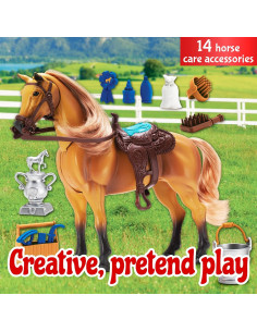 Caballo Cuarto de Milla Sunny Days con Sonido y Accesorios 2