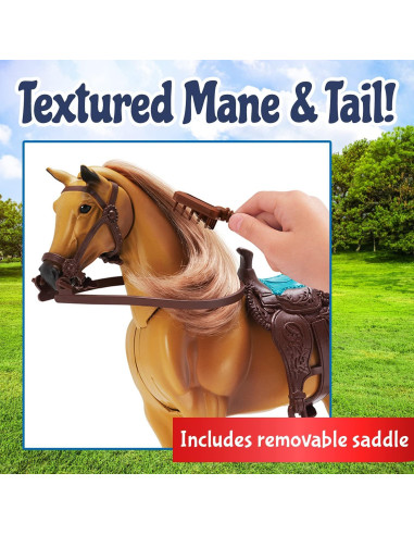 Caballo Cuarto de Milla Sunny Days con Sonido y Accesorios