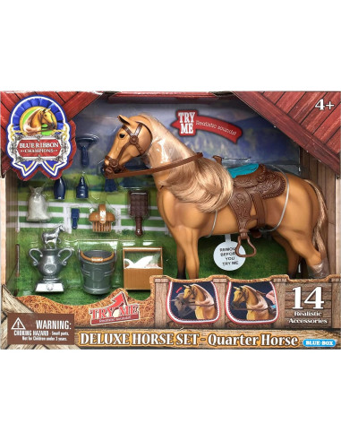 Caballo Cuarto de Milla Sunny Days con Sonido y Accesorios