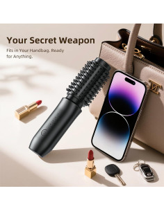 Cepillo Rizador Inalámbrico CARESKY Mini 3.81 cm USB-C 2