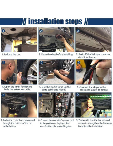 Luces LED de Subsuelo Sxlofty 4 Pcs RGB Control APP DC12V