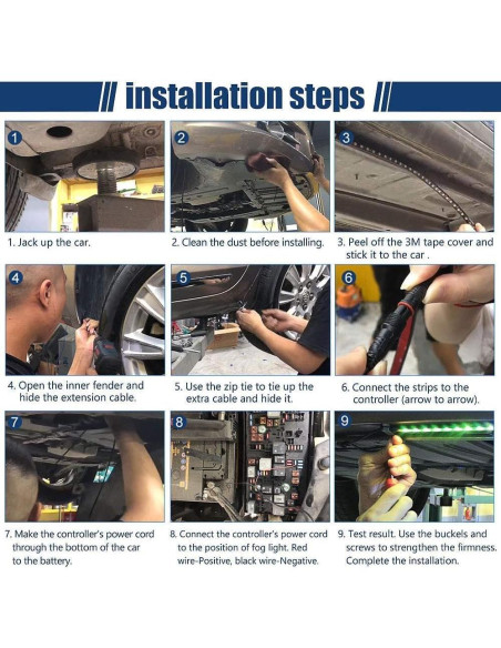 Luces LED de Subsuelo Sxlofty 4 Pcs RGB Control APP DC12V