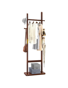 Perchero de Árbol Aibiju USYD-203 de Madera Marrón 180 cm