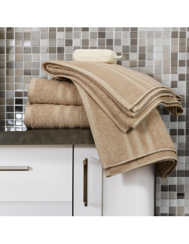 Juego de 4 Toallas de Baño Tens, 100% Algodón, 68.5 x 137 cm