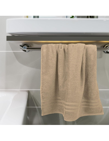 Juego de 4 Toallas de Baño Tens, 100% Algodón, 68.5 x 137 cm