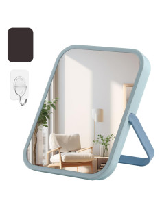 Espejo Magnético Portátil Tooackl 17.3x14.2cm Azul Macaron