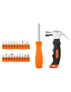Kit de Herramientas de Mano 22 Piezas WANSHUWUJIN Naranja