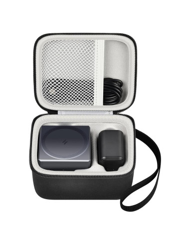 Funda PAIYULE para Cargador MagSafe 3-en-1 Anker Negro
