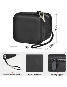 Funda PAIYULE para Cargador MagSafe 3-en-1 Anker Negro 2
