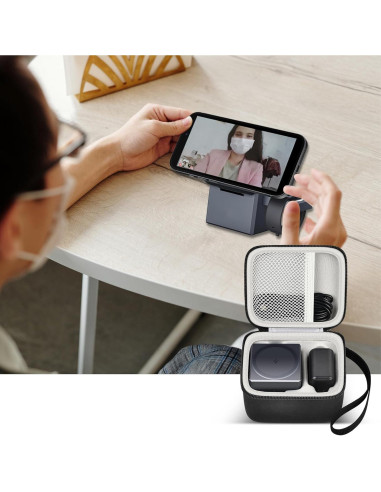 Funda PAIYULE para Cargador MagSafe 3-en-1 Anker Negro