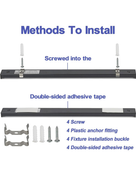 Barra de Luz Negra UV 10W 30.48cm CICINY - 2 Paquete
