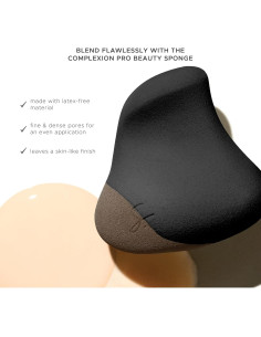 Esponja de Maquillaje Beauty Blender Original Vegana Negra 2