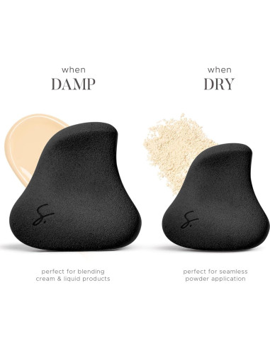 Esponja de Maquillaje Beauty Blender Original Vegana Negra