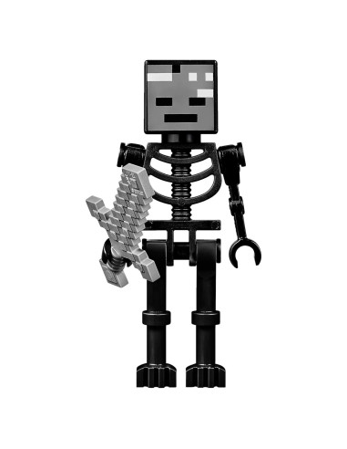 Minifigura LEGO Minecraft Esqueleto Wither 5.08cm