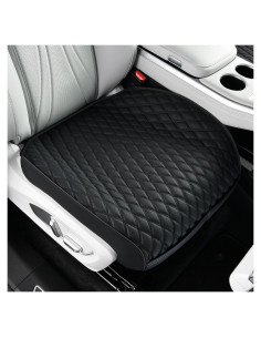 Cojín de Asiento de Coche POKSRI Funda de Cuero Universal