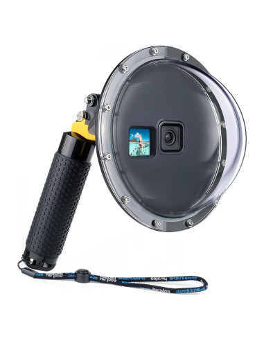 Puerto de Domo Submarino YALLSAME para GoPro Hero 9-13, 45m