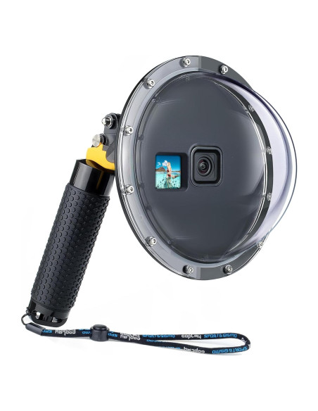 Puerto de Domo Submarino YALLSAME para GoPro Hero 9-13, 45m