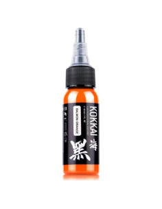 Tinta para Tatuajes Kokkai Sumi Naranja Salmón 15 ml Vegana