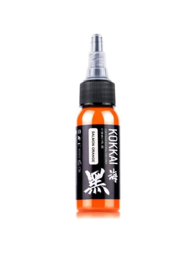 Tinta para Tatuajes Kokkai Sumi Naranja Salmón 15 ml Vegana