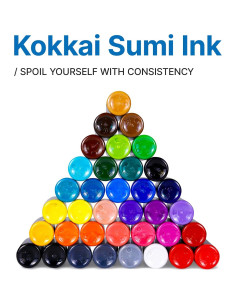Tinta para Tatuajes Kokkai Sumi Naranja Salmón 15 ml Vegana 2