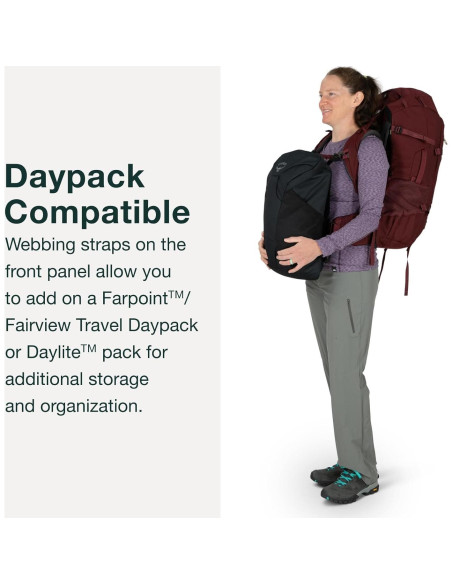 Mochila de Viaje Osprey Fairview Trek 50L para Mujeres - Azul Mochila de Viaje Osprey Fairview Trek 50L para Mujeres - Azul