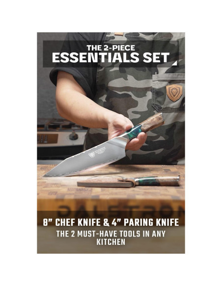 Conjunto de cuchillos Dalstrong 2 piezas - Chef 20 cm y Pelar 10 cm