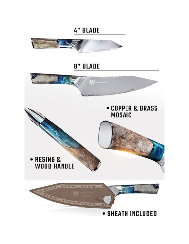 Conjunto de cuchillos Dalstrong 2 piezas - Chef 20 cm y Pelar 10 cm