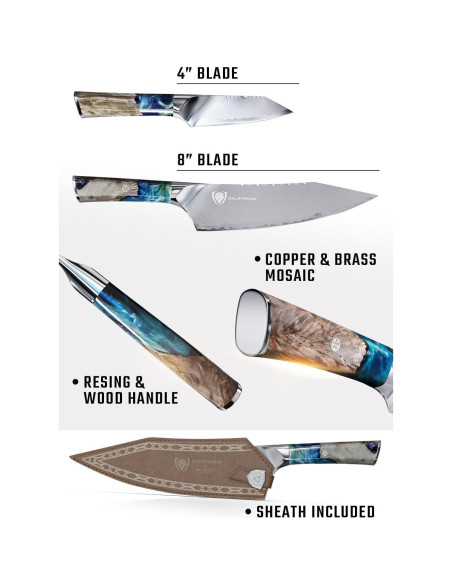 Conjunto de cuchillos Dalstrong 2 piezas - Chef 20 cm y Pelar 10 cm