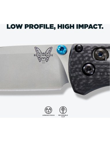 Cuchillo EDC Benchmade Bugout 535-3 Fibra de Carbono 18.93cm
