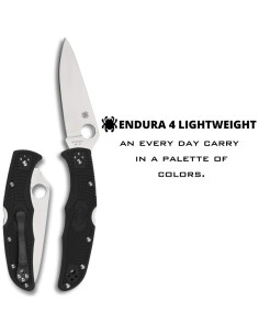 Cuchillo Plegable Spyderco Endura 4 Lightweight 9.65 cm Negro 2