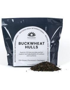 Cáscaras de Trigo Sarraceno Waterglider 0.91 kg para Almohada 2